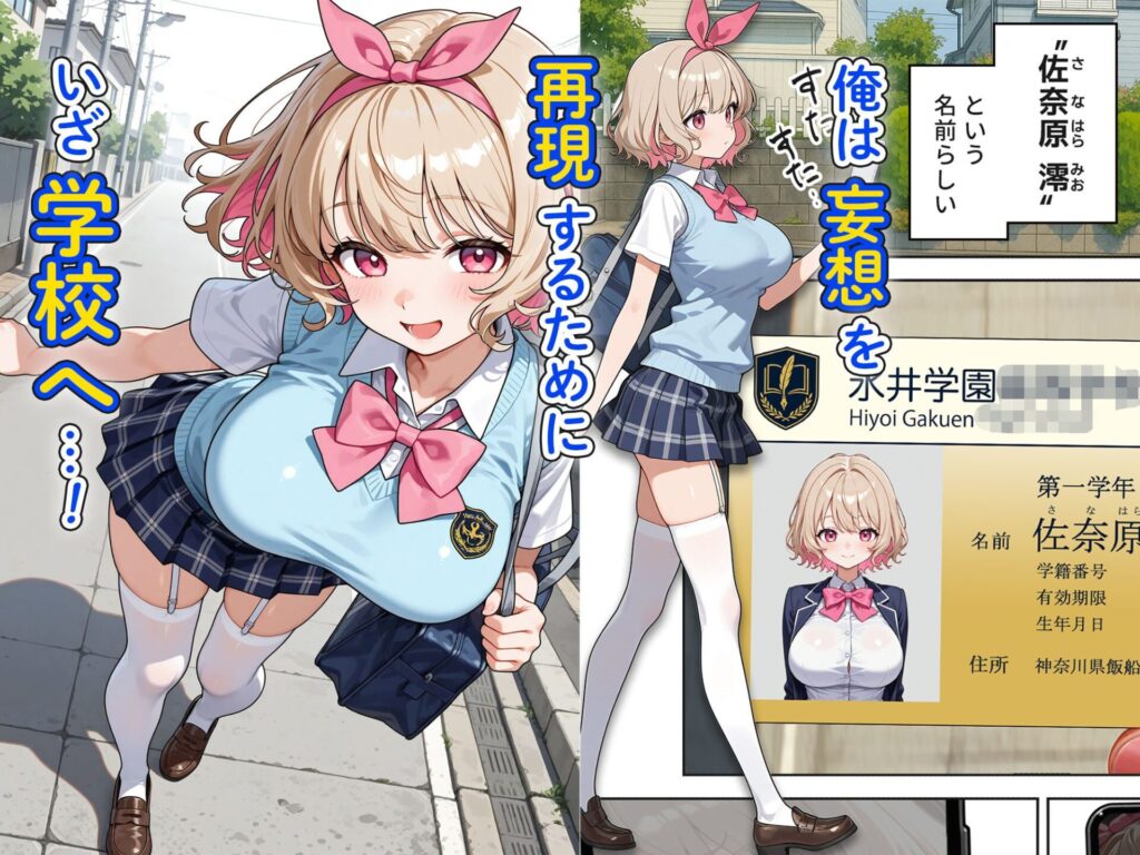 キモおじ⇔JK入れ替わり1(愛・筋肉博)