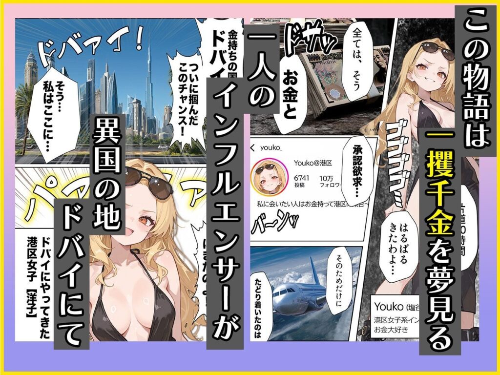 港区女子系インフルエンサーさん、ドバイにて消息不明になる（だぶるクリっく）