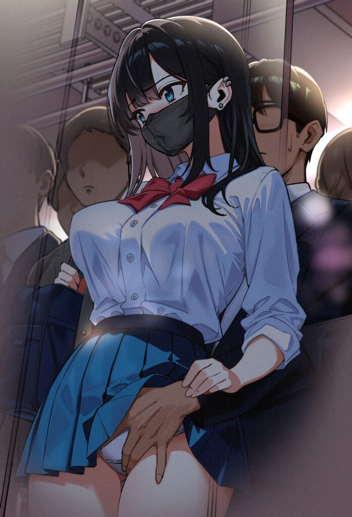電車、女子〇生。(ともかす)