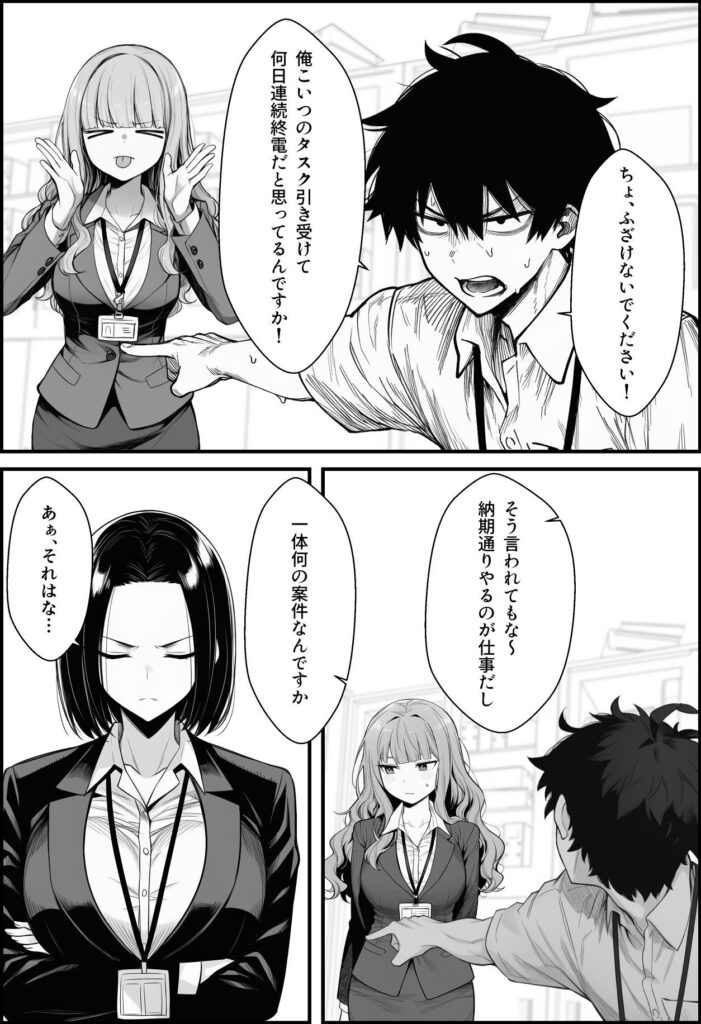 仕事を押し付けてくるパワハラ女社員2人を催●アプリでこらしめる話（COMICアイル）